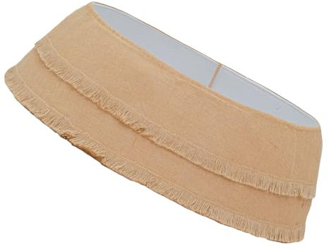 Base de arpillera de textura natural para árbol de Navidad, oculta el soporte, montaje rápido, decoración de interiores y festividades, falda de árbol de Navidad de poliéster
