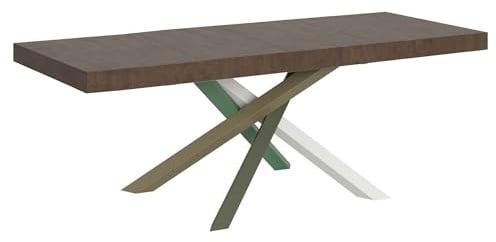 Itamoby Ausziehtisch 200/304 x 90 cm Volantis Premium Walnuss Beine mehrfarbig 4/A