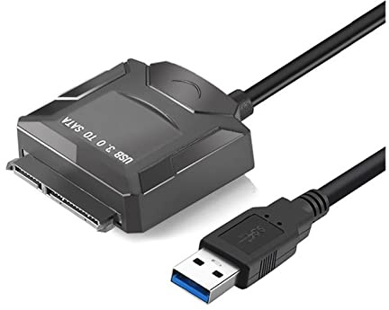USB 3.0 To SATA Easy Drive Cable 7+15 PIN 2.5 .& SSD HDD Hard 10TB Support 5Gbps High Speed Adapter Expanding Connector