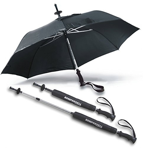EuroSchirm Komperdell Stock/Schirm schwarz 72 cm