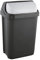 Keeeper Cubo de Basura con Tapa Deslizante, 10 l, Rasmus, Gris (Graphite)