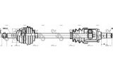 GSP 254001 Antriebswelle