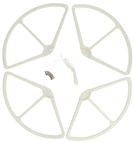 vhbw 4X Propellerschutz kompatibel mit DJI Phantom 3 Advanced, 3 Professional, 2 Vision, 2 Vision + Plus, FC40, 1, 2 Drohne, Weiß