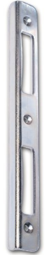 Sicherheitswinkelschließblech R9 rund Blindlappen 12mm, Stahl verz. silberfärbig