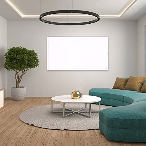 720W ElectricSun weiß Infrarotheizung mit thermostat, 120x62cm Elektroheizkörper, für Decke/Wand montage, mit TÜV GS