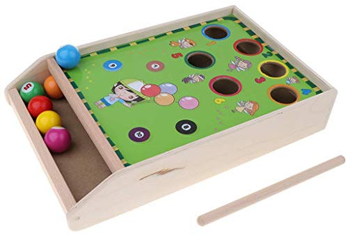 Backbayia Desktop Mini Billardspiel, Gesellschaftsspiel, Kinder, Lernspielzeug