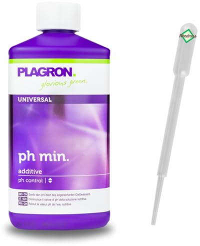 Weedness Plagron pH- Minus 500 ml Flüssig - ph-senker Dünger Pflanzen Grow Anbau Indoor Down Granulat Tomaten Rasen Orchideen