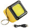WOLFPACK LINEA PROFESIONAL - Linterna LED Multifunción Compacta Recargable / Powerbank 300 Lumenes Con Iman