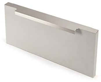 297mm Brushed Nickel Trim Profile Handle for Top of Kitchen Cabinet Door | Screw Fix | Various Lengths