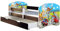 ACMA Kinderbett Jugendbett mit Einer Schublade und Matratze Wenge mit Rausfallschutz Lattenrost II 140x70 160x80 180x80 (36 Feuerwehr, 180x80 + Bettkasten)