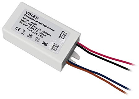 VBLED LED Netzteil Konstantstrom 3-32V DC / 350mA 10W IP67