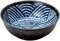 Bol à Soupe Donburi Japonais Mino-yaki en céramique, 13x4,5 cm, fabriqué au Japon, Motif Traditionnel de Vague de Seigaiha, Bleu K10001