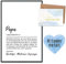 Papierdrachen Vatertagsgeschenk Komplettset mit Kunstdruck & goldfolierter Postkarte inkl. Umschlag sowie 2 weiteren Karten - Geschenk zum Vatertag - Design 2 - Definition - mit Rahmen