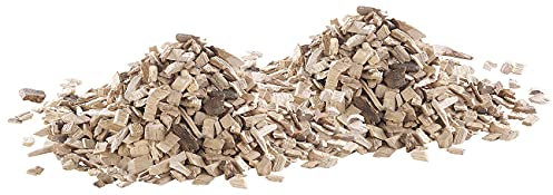 Carlo Milano Räucherchips: Räucher-Chips zum Aromatisieren von Grillgut, 100% Buchenholz, 2 kg (Räucherholzmischung für Grill, Räuchergehölze, Backofen)