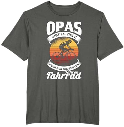 Fahrrad Opas Gibt Es Viele Besten Fahren Fahrrad Radfahrer T-Shirt