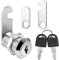 Litensh Mailbox Lock con chiavi, Blocco della cassetta postale, Serratura Armadietto, Cabinet Cam Lock, Letterbox Lock, Cassetti Lock, Dresser Lock, Armadio Door Lock, Mobili Lock (1, 16MM)