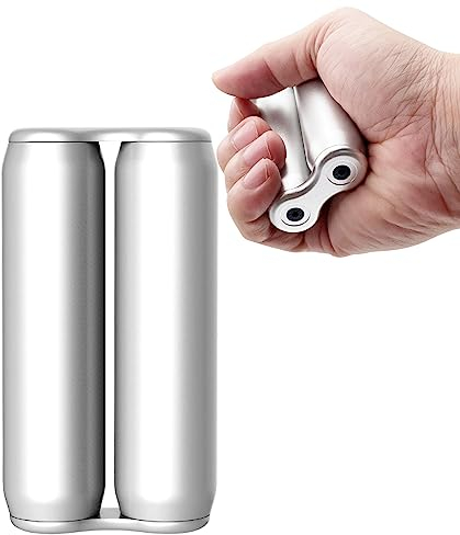 Acdolf Jouet Fidget Portable pour Adultes, Palm Roller, Fidget Roller, Aide à Soulager Le Stress, l'Anxiété, la Tension (Gris)