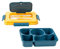 Lunchbox Kinder,Bento-Box für Erwachsene,Lunchbehälter für Erwachsene/Kinder/Kleinkinder,1600 ml-5-Fach-Bento-Lunchbox,eingebauter wiederverwendbarer Löffel und BPA-freier Halloween-Katzenhalsband 888