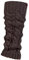 Elle Ladies 1 Pair Chunky Cable Knit Leg Warmers - Charcoal One Size