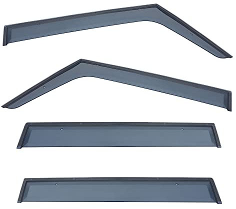 BITELF Windabweiser Markisen Sonnenschutz Abweiser, für Jeep Wrangler JK JL 2010-2017 Zubehör