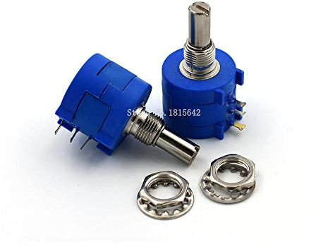 GEAMLA 3590S-2-201L 3590S 200 Ohm 200R 201 Präzisions-Mehrgang-Potentiometer 10 Ring Einstellbarer Widerstand