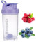 chenqi Protein Shaker Cup with Mixer Ball Gym Shaker Bottle Portable Milkshake Water Cup BPA Free, 500 ml(Purple)