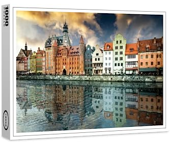 raxxa Premium-Puzzle | historische Stadt Danzig | 1000 Teile