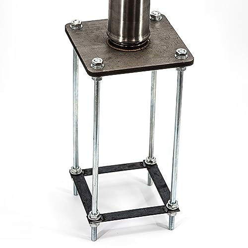 Colourtree Verstärkter Grundrahmen für Sonnensegelstange, vielseitig einsetzbar für Deck-, Boden- und Betonoberflächen