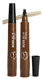 4-Point Eyebrow Pencil - Waterproof Microblading with Tiny Fork Tip | 4 Point Eyebrow, Safe Microblading Pens for Beginners, Eyebrows, Women Veeteah