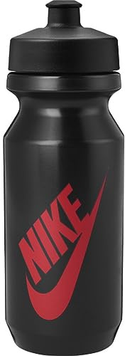 Nike Big Mouth Bottle 2.0 22 oz Graphic in Black/Black/Bright Crimson, Capacity: 650 ml, N.000.0043.025.22