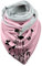 AIchenYW Winterschal Schal mit einem süßen Clip Groß Dreieck Winter Dreieckstuch Warmer Scarf Dreieckstuch Winterschal Tuch mit Verschluss weiches Halstuch Lockere Print Dreiecksschal (H, One Size)