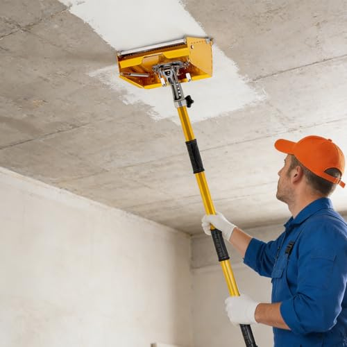 awolsrgiop Trockenbau Werkzeug, 9.8 Trockenbau Kelle Drywall Flat Box Set, Trockenbau Kelle Drywall Finishing Flat Box, Werkzeuge Verstellbarer 98~160cm