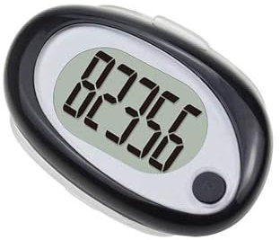 Layhou 3D-Sensor Schrittzähler Schrittzähler mit Clip-on Schrittzähler mit abnehmbarem Rückenclip und Umhängeband, Fitness-Tracker