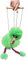 Marionetta di struzzo, Marionetta di struzzo interattiva in peluche, Marionette realistiche con fili di bambole, Adorabili marionette di struzzo con fili, Marionetta di filato di struzzo per bambini F