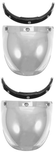 PACKOVE 2stücke Motorcycle Visor Für Uv-schutz Mit Stabilem Für Outdoor-aktivitäten Schützt Vor Wind Sonne Und Regen Installieren