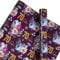 RUSPEPA Geburtstags-Geschenkpapier mit Duftenden, bedruckten Blumen für 80. Geburtstag, Party und mehr – 43,2 cm x 5 m – 70 Jahre alt