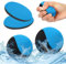 Aoreun Springender Wasserball, 4 Stück Wasserball Bouncing Ball, Wasserspringball Wasser Flummi Springender Ball auf Wasser Wasserhüpfball für Kinder Erwachsene Schwimmbad Strand Outdoor-Aktivitäten