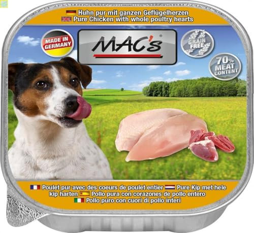 6 x MACs Dog Puppy Huhn & Kalb 200g