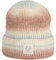 Ragwear Damen Strickmütze Beanie Warme modische gestrickte Mütze gestreift Outdoor (DE/NL/SE/PL, Alphanumerisch, Einheitsgröße, Nude)