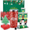 Weihnachtsgeschenke für Frauen, Wellness Geschenke für Weihnachten -7 tlg: 4 x Weihnachten Handcreme Set, 2 x Badebomben Geschenkset, 1x Weihnachtsbecher(600 ML), Kleine Geschenke für Frauen
