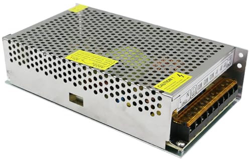 Power Supply 12V 20A 240W AC 230V to DC 12 Volt Universal Regulated Switching Transformer Low Voltage LED Driver For LED Strip Lights, LED Sign, Audio Radio (12V 20A 240W)