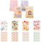 QttvbTna 12 Stück Cute Cartoon Mini Notizblock, 10.5 x 7 cm Tragbar Tagebuch üßes Kleines Notizbuch Pocket Notebook Notizheft aus Naturpapier für Um Listen zu Erstellen, Reisen Planen, Kursnotizen