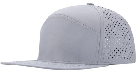 Snapback Cappellino con visiera per uomo donna - Cappelli da golf piatti Bill Visiera Casual Classico Cap Stile Pianura Cappello Anti-Sole per Viaggi