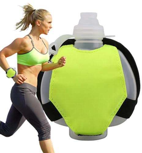 Bouteille D'eau Du Poignet - Bouteille De Sport En Silicone Mains Libres, Coupe De Fitness Portable Fuite | Conteneur D'eau D'exercice Réglable Pour La Course, Le Vélo Et La Randonnée, Le Design Pliab