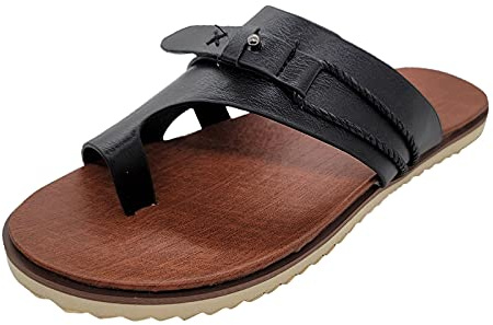 Damen-Zehenring 2025, Keilsandalen, trendig, elegant, Slipper, modisch, Sommer, lässig, Frühling, Zehenschlaufe, bequem, Sommer, 2025, Frühling 2025, sexy, Schwarz , 39 EU