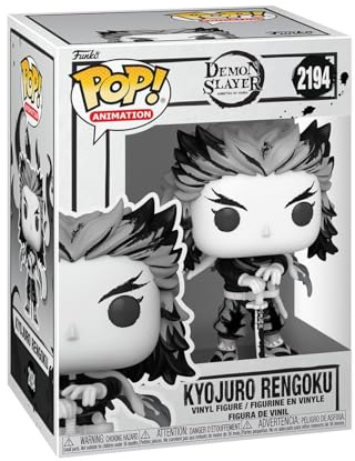 Funko POP! Animation: Demon Slayer - Rengoku - Sumi-Ink | Offizieller Fanartikel und Merch - Vinyl Sammelfigur als Regal Deko - Geschenkidee zum Geburtstag für Fans und Sammler