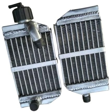 Radiateur en aluminium adapté for K 50 SX/SXS 49cc/50cc 2 temps 2012-2018 2013 2014 2015 2016 2017 12 13 14 15 16 17 18