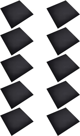 Snorvixre 1 Set Schallplattentasche, 350 g Papier Aufbewahrungshülle ohne Loch, 12 Zoll Dicke Außenhüllen, wiederverschließbares Organsier, Dickes Papier