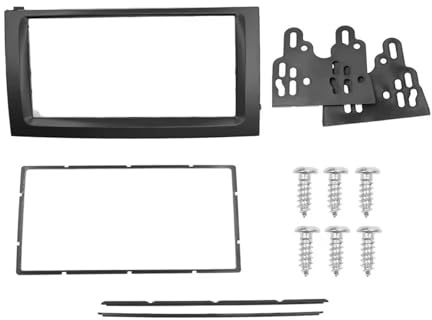 Car Radio Frame Installation Set Car Radio Fascia For Skoda For Fabia 2003 2004 2005 2006 Frame Stereo DVD Player Dash Fitting Kit Facia Face Plate Double Din