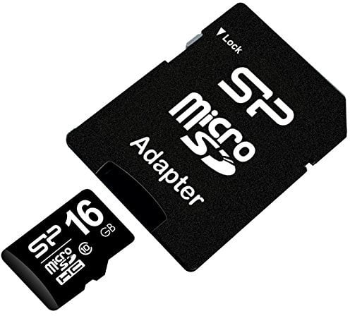 SILICON POWER 16 GB Micro SD Card with Class 10 adaptor for Smartphone